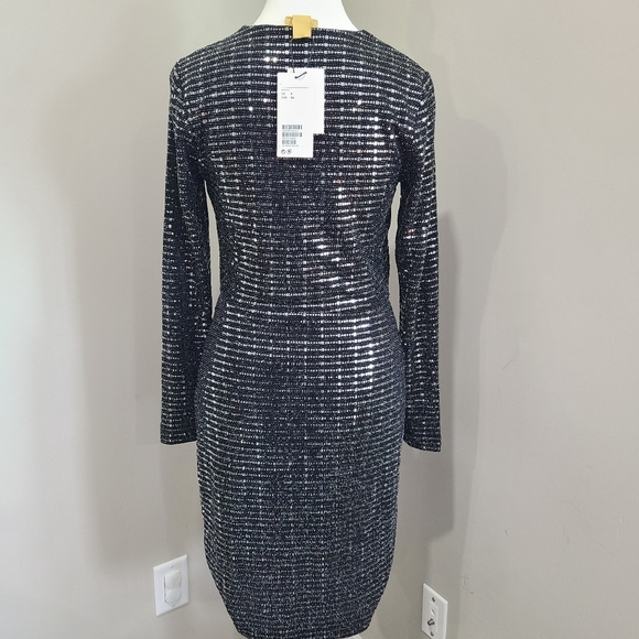 H&M BRAND NEW SPARKLE DRESS SIZE 4 - Picture 7 of 9